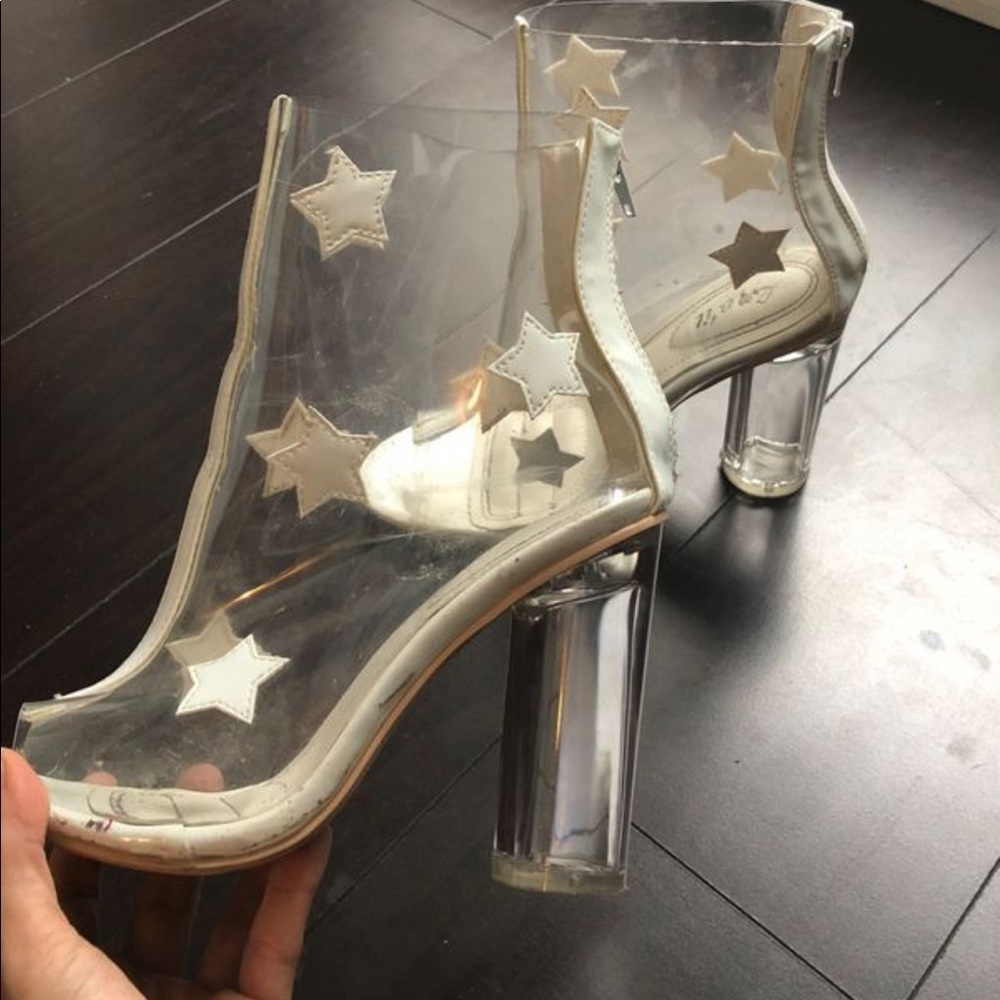 Plastique Heels and with stars